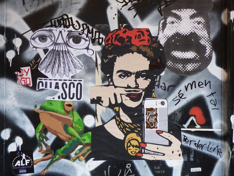 Newspaper Art Collage
